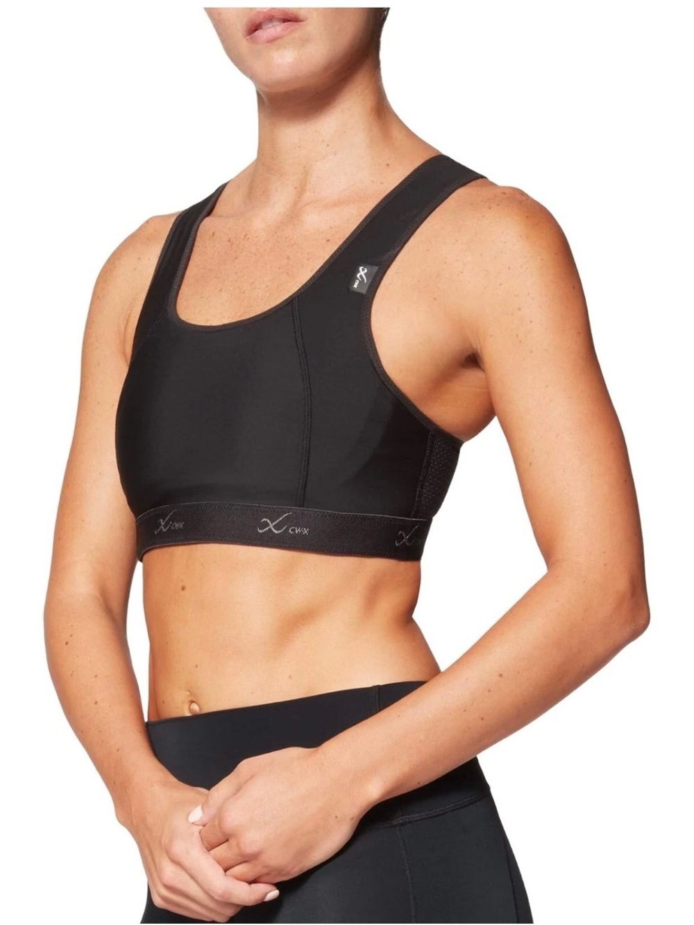 NWT CW-X Black High-Support Sports Bra for Women size 36DD - Picture 3 of 6